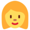 Woman emoji on Twitter